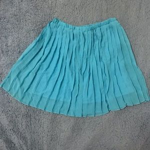 UO Sparkle&Fade Mini Pleated Chiffon Skirt
